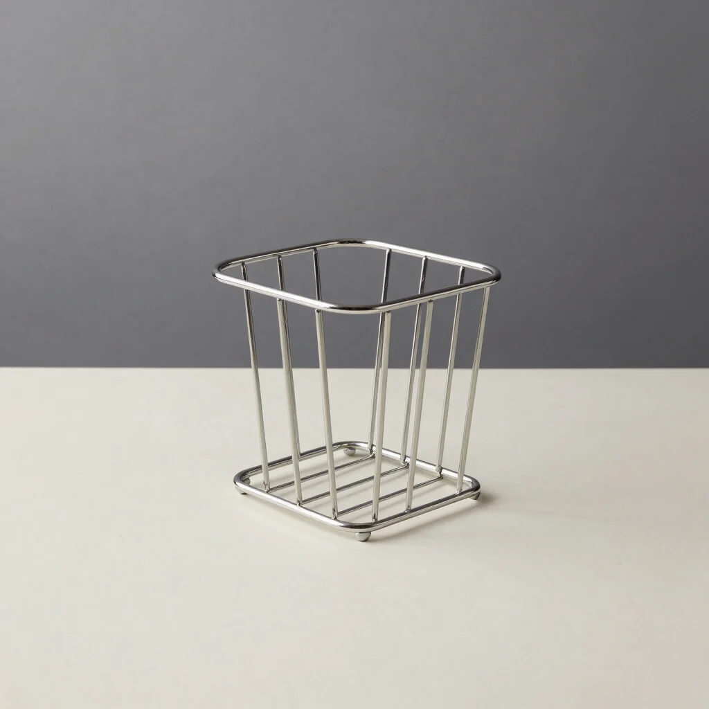 Heavy-Duty Iron Countertop Pan Caddy